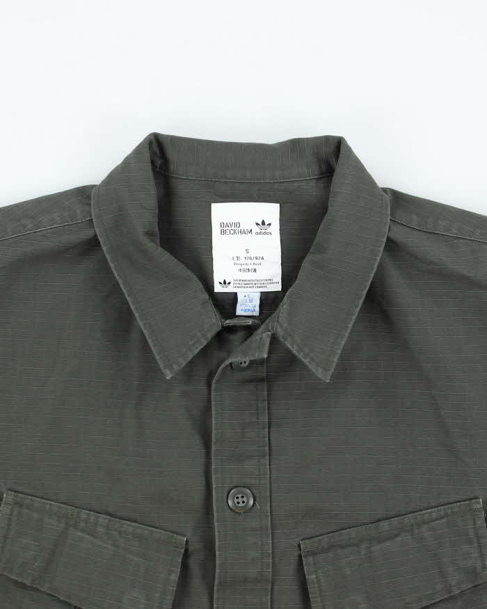 Vintage Adidas Beckham Button Up Jacket - S