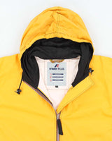 Vintage Y2k 00s K-Way Yellow Hooded Oversized Anorak - M