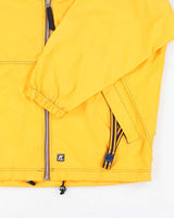 Vintage Y2k 00s K-Way Yellow Hooded Oversized Anorak - M