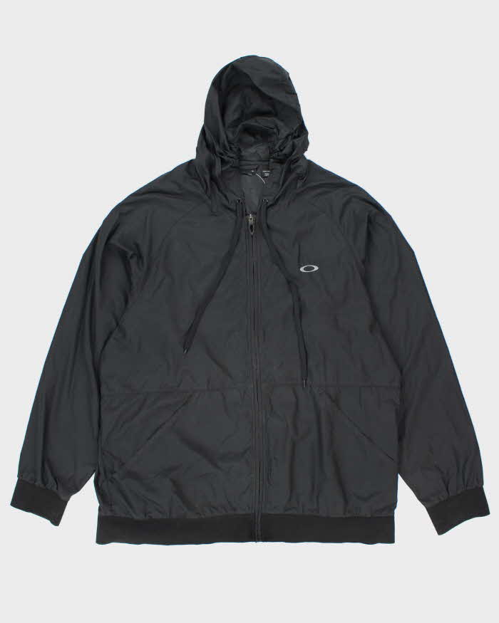 Vintage Y2k 00s Oakley Black Hooded Anorak - XL