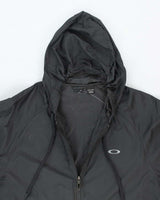 Vintage Y2k 00s Oakley Black Hooded Anorak - XL
