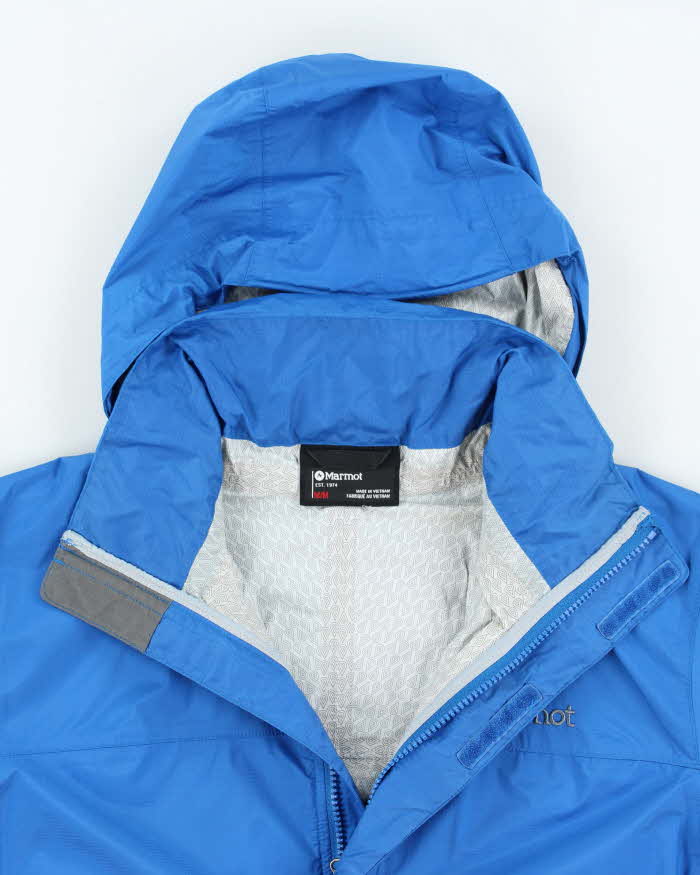 Vintage Y2k 00s Marmot Blue Hooded Anorak - M