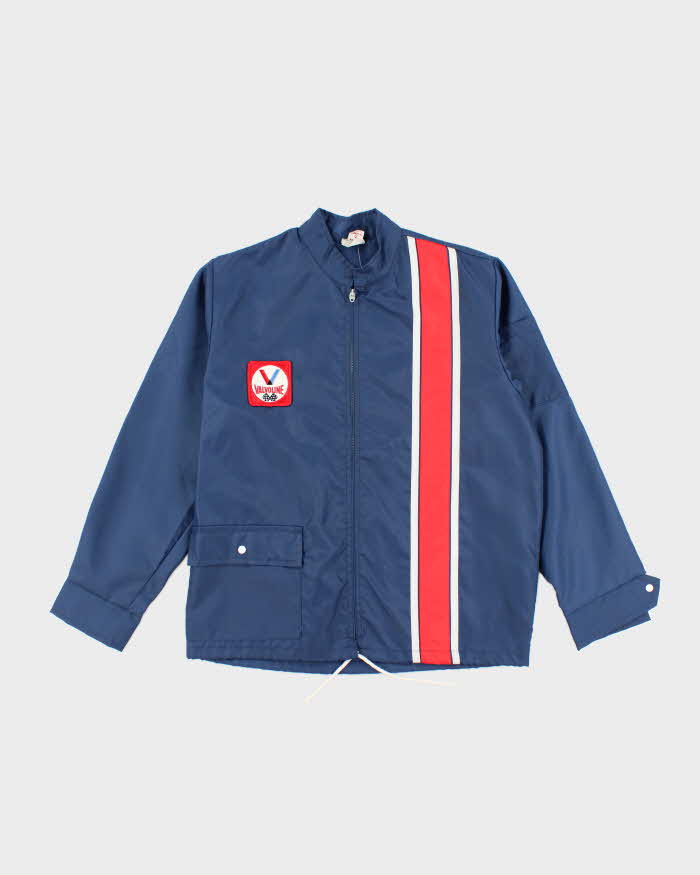 Vintage 80's Valvoline Embroidered Car Racing Track Jacket - M