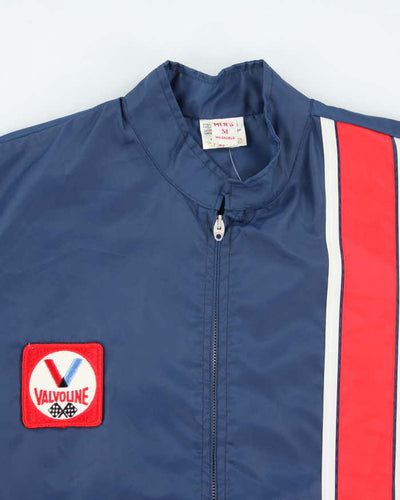 Vintage 80's Valvoline Embroidered Car Racing Track Jacket - M