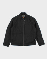Vintage Y2K Hugo Boss Heavyweight Biker Jacket - L