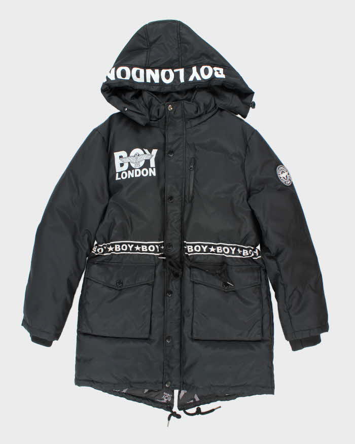 Vintage 2000's Boy London Insulated Hooded Puffer Parka Jacket - L