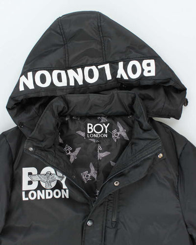 Vintage 2000's Boy London Insulated Hooded Puffer Parka Jacket - L