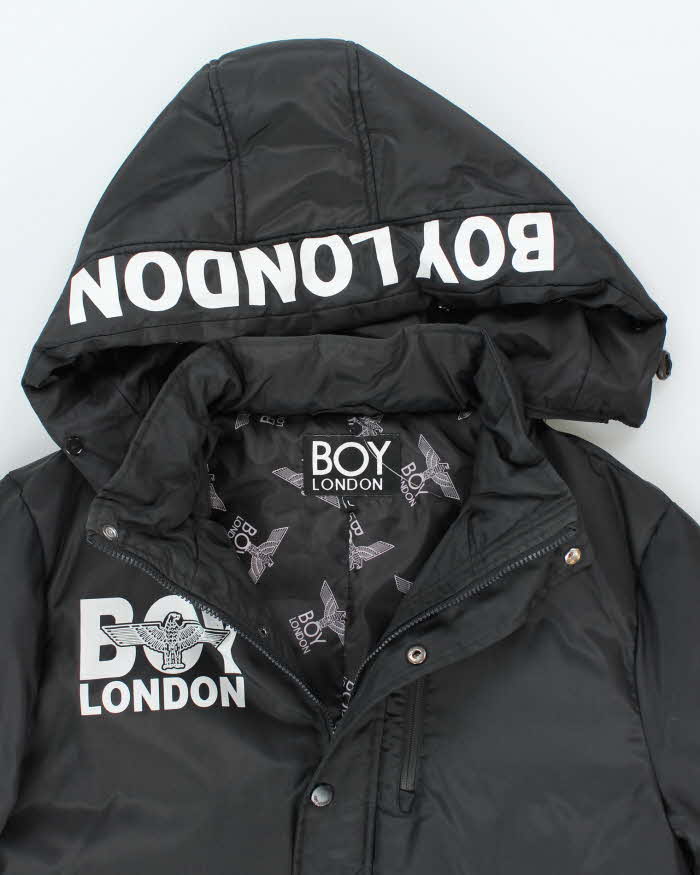 Vintage 2000's Boy London Insulated Hooded Puffer Parka Jacket - L