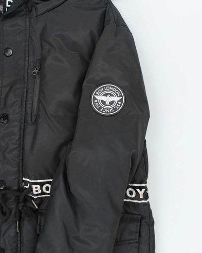 Vintage 2000's Boy London Insulated Hooded Puffer Parka Jacket - L