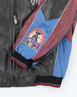 Vintage 2000's Stanley Cup Champions Heavyweight Embroidered Leather Varsity Jacket - XL