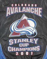 Vintage 2000's Stanley Cup Champions Heavyweight Embroidered Leather Varsity Jacket - XL