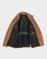 Vintage 90's Danier Heavyweight Multi Pocket Leather Jacket - M