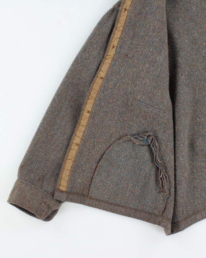 Vintage 80's Woolrich Wool Button Up Flannel Shacket - M
