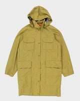 Vintage 90's Woolrich Waterproof Snap Button Long Coach Jacket - M