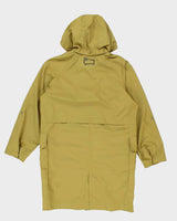Vintage 90's Woolrich Waterproof Snap Button Long Coach Jacket - M