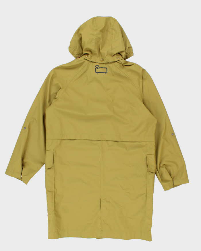 Vintage 90's Woolrich Waterproof Snap Button Long Coach Jacket - M