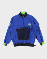 Vintage Nautica Quarter-Zip Hooded Windbreaker - S