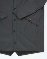 Vintage Rains Black Hooded Waterproof Jacket - S/M