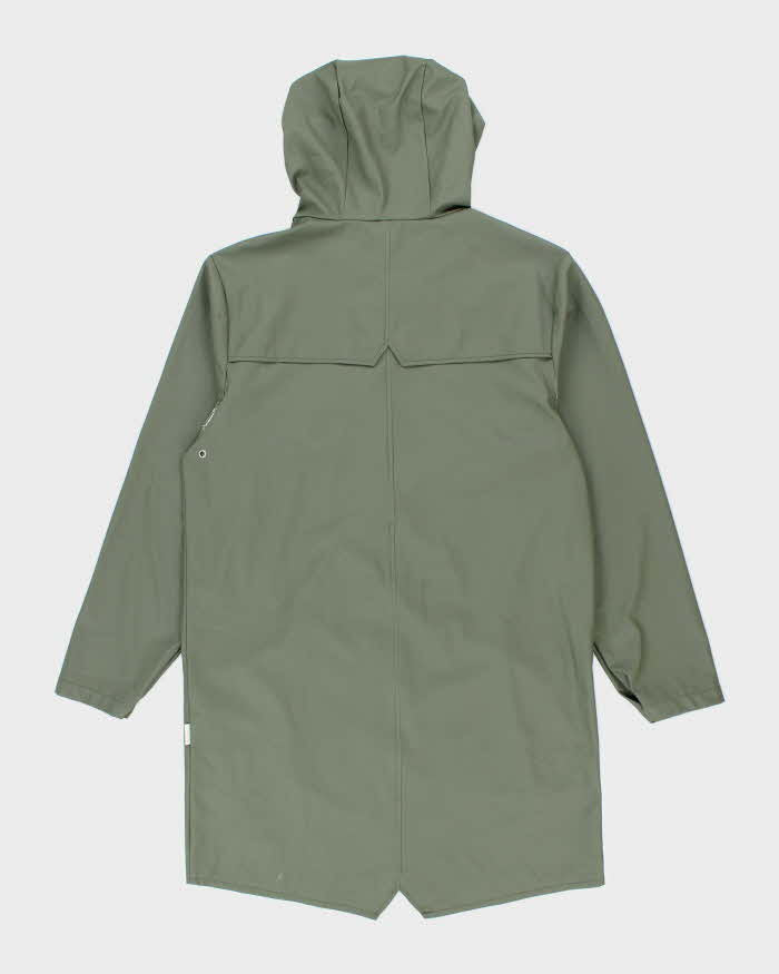 Vintage Rains Green Hooded Waterproof Jacket - XS/S