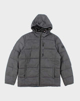 Vintage Nautica Hooded Puffer Jacket - M