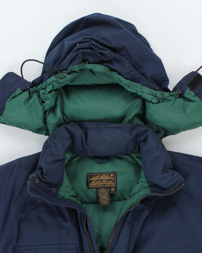 Vintage 90's Eddie Bauer Hooded Heavyweight Insulated Jacket - L