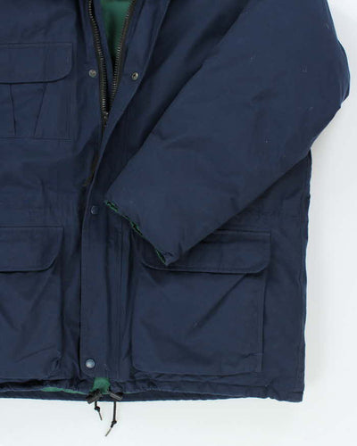 Vintage 90's Eddie Bauer Hooded Heavyweight Insulated Jacket - L