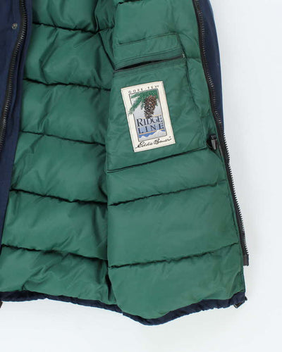 Vintage 90's Eddie Bauer Hooded Heavyweight Insulated Jacket - L