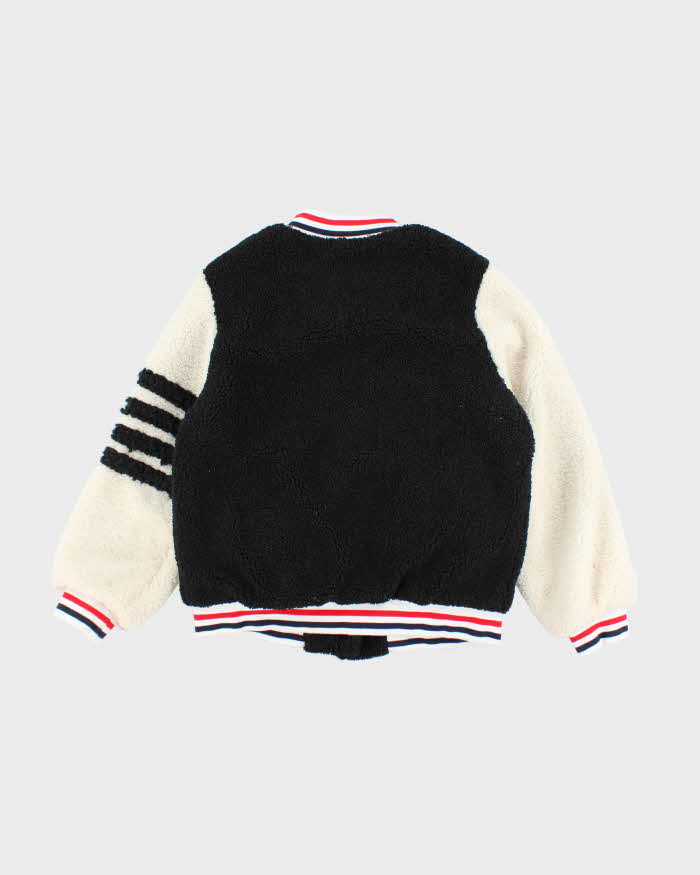 Vintage Thom Browne Insulated Teddy Fleece Snap Button Jacket - M