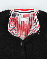 Vintage Thom Browne Insulated Teddy Fleece Snap Button Jacket - M