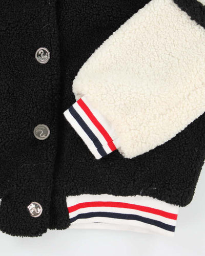 Vintage Thom Browne Insulated Teddy Fleece Snap Button Jacket - M