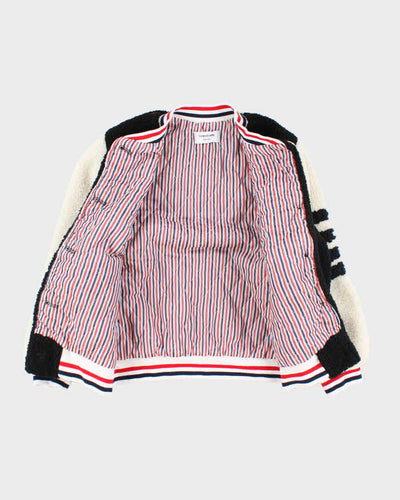 Vintage Thom Browne Insulated Teddy Fleece Snap Button Jacket - M