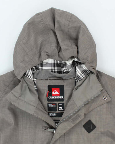 Vintage 2000's Quiksilver Multi Pocket Long Anorak Jacket - XL