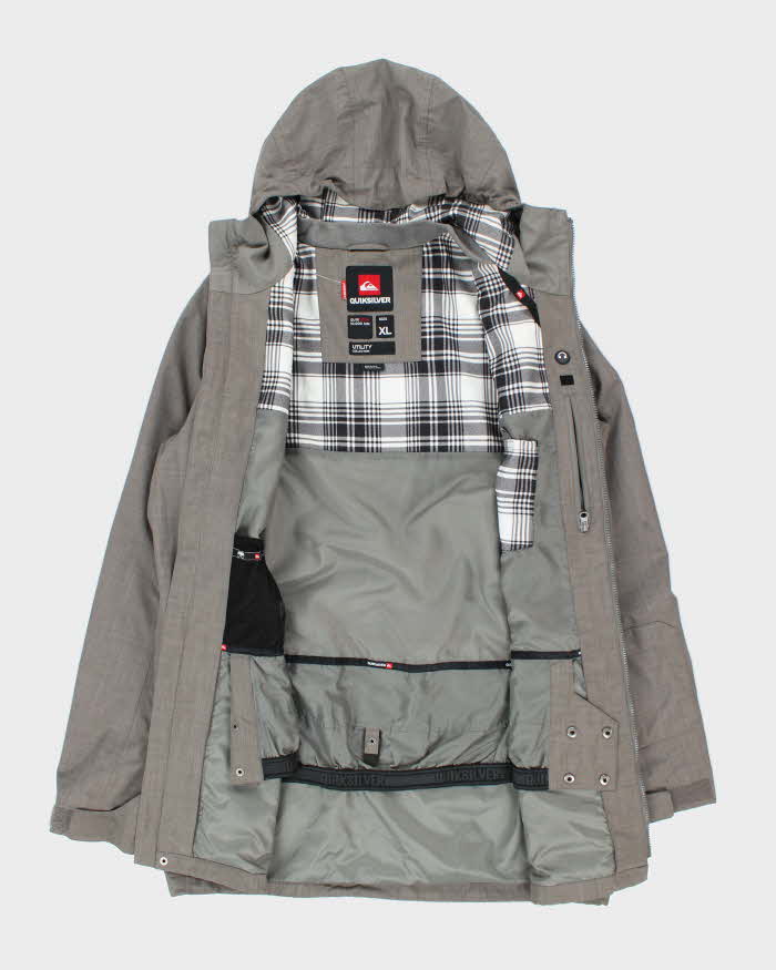 Vintage 2000's Quiksilver Multi Pocket Long Anorak Jacket - XL