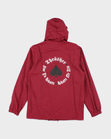 Thrasher Magazine Skateboarding Spade Graphic Print Hooded Coach Jacket - S