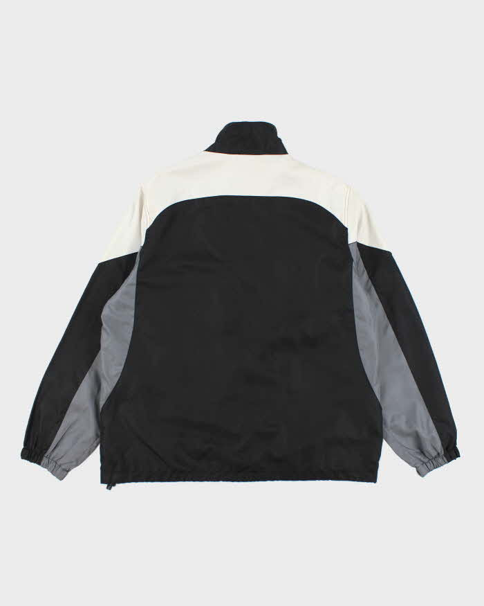 Vintage 2000's Reebok NFL Raiders Embroidered Windbreaker Jacket - L