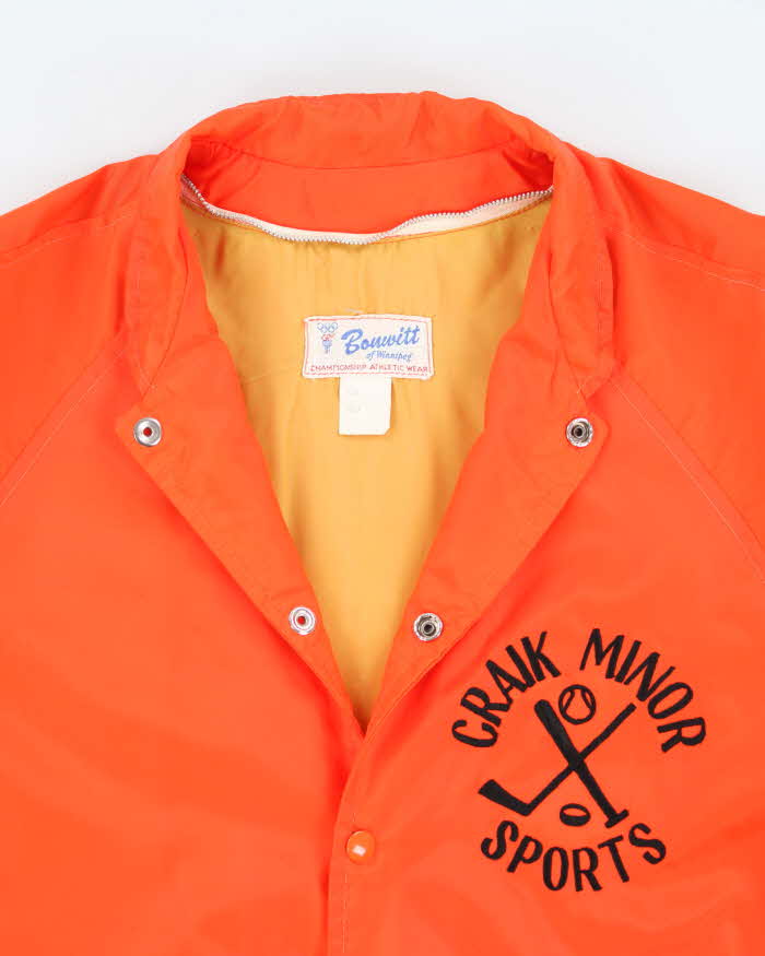 Vintage 90's Embroidered Minor Sports Coach Jacket - XL