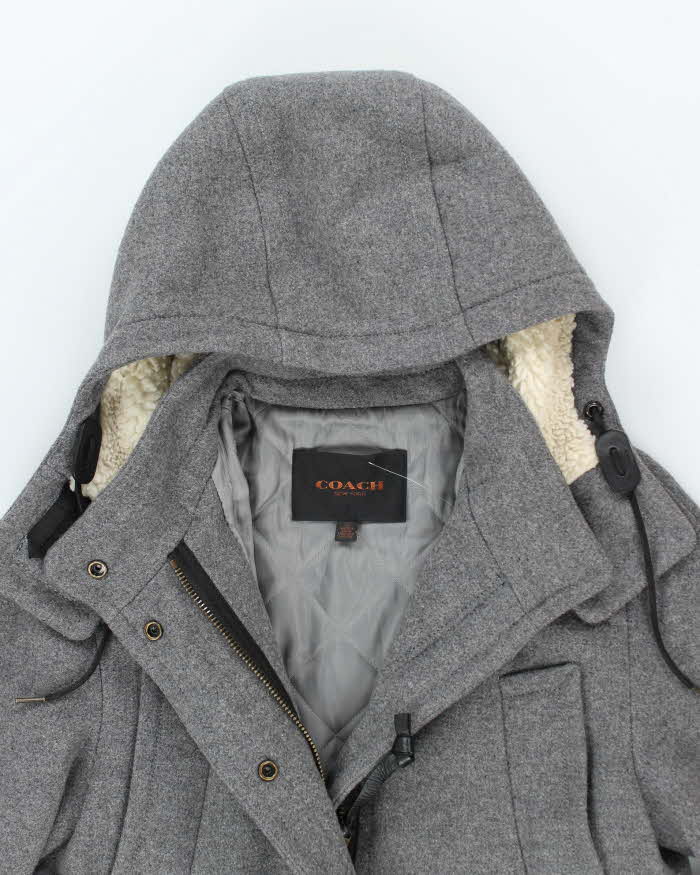 Vintage 2000's Coach Insulated Hooded Parka Jacket - XS