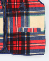Vintage 90's Roots Quilted Zip Up Gilet - M