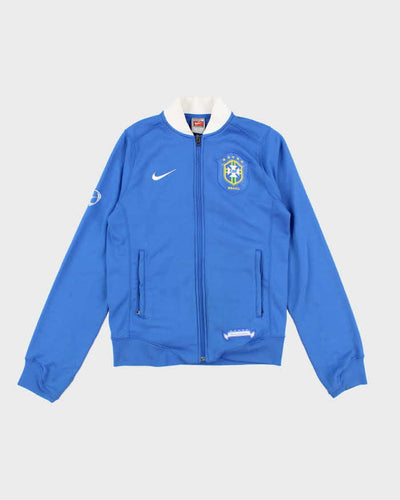 Vintage Y2K Nike Brazil International Football Team Track Jacket - S