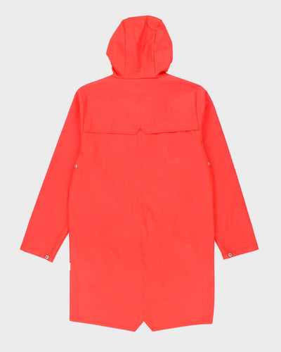 Vintage Rains Snap Button Hooded Rain Jacket - XS