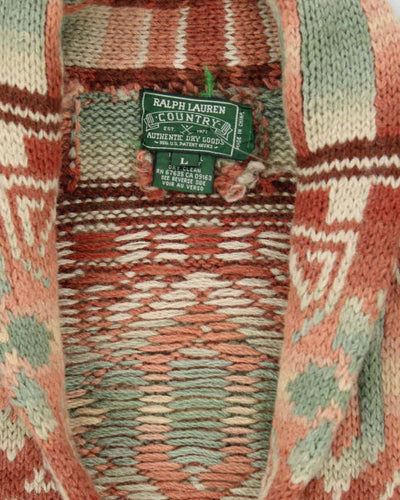 Vintage Ralph Lauren Club Heavyweight Oversized Wool Jacket - L