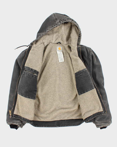 Vintage Carhartt Lined Heavyweight Hooded Workwear Jacket - L