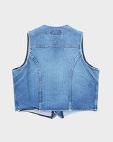 Vintage 90's Wrangler Medium Wash Denim Gilet - XL