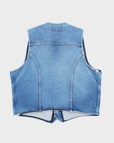 Vintage 90's Wrangler Medium Wash Denim Gilet - L