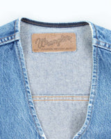 Vintage 90's Wrangler Medium Wash Denim Gilet - L