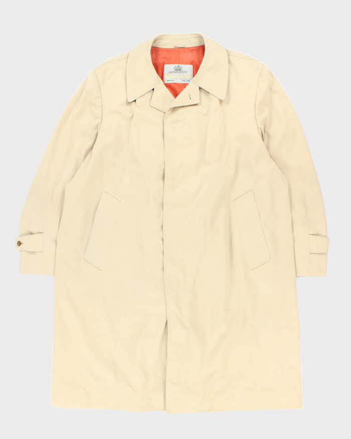 Vintage Aquascutum Lightweight Button Up Trench Coat - L