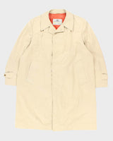 Vintage Aquascutum Lightweight Button Up Trench Coat - L