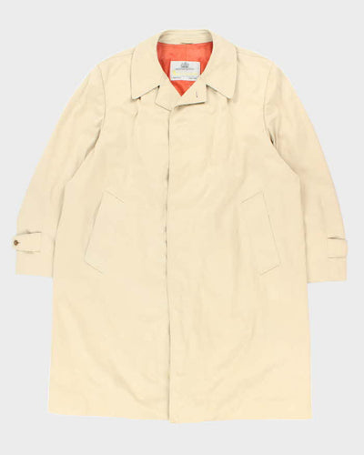 Vintage Aquascutum Lightweight Button Up Trench Coat - L
