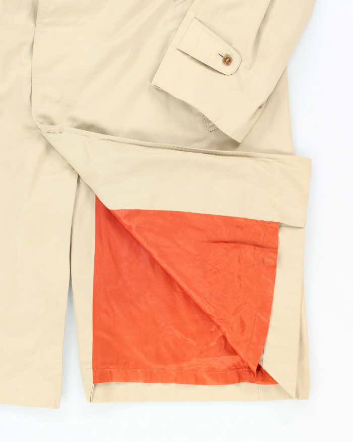 Vintage Aquascutum Lightweight Button Up Trench Coat - L
