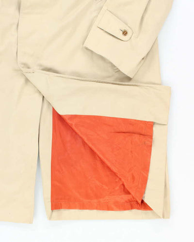 Vintage Aquascutum Lightweight Button Up Trench Coat - L